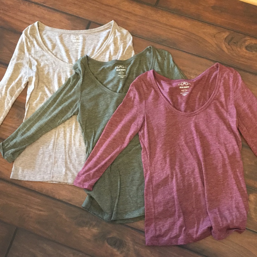 Old Navy 3/4 Length Shirts